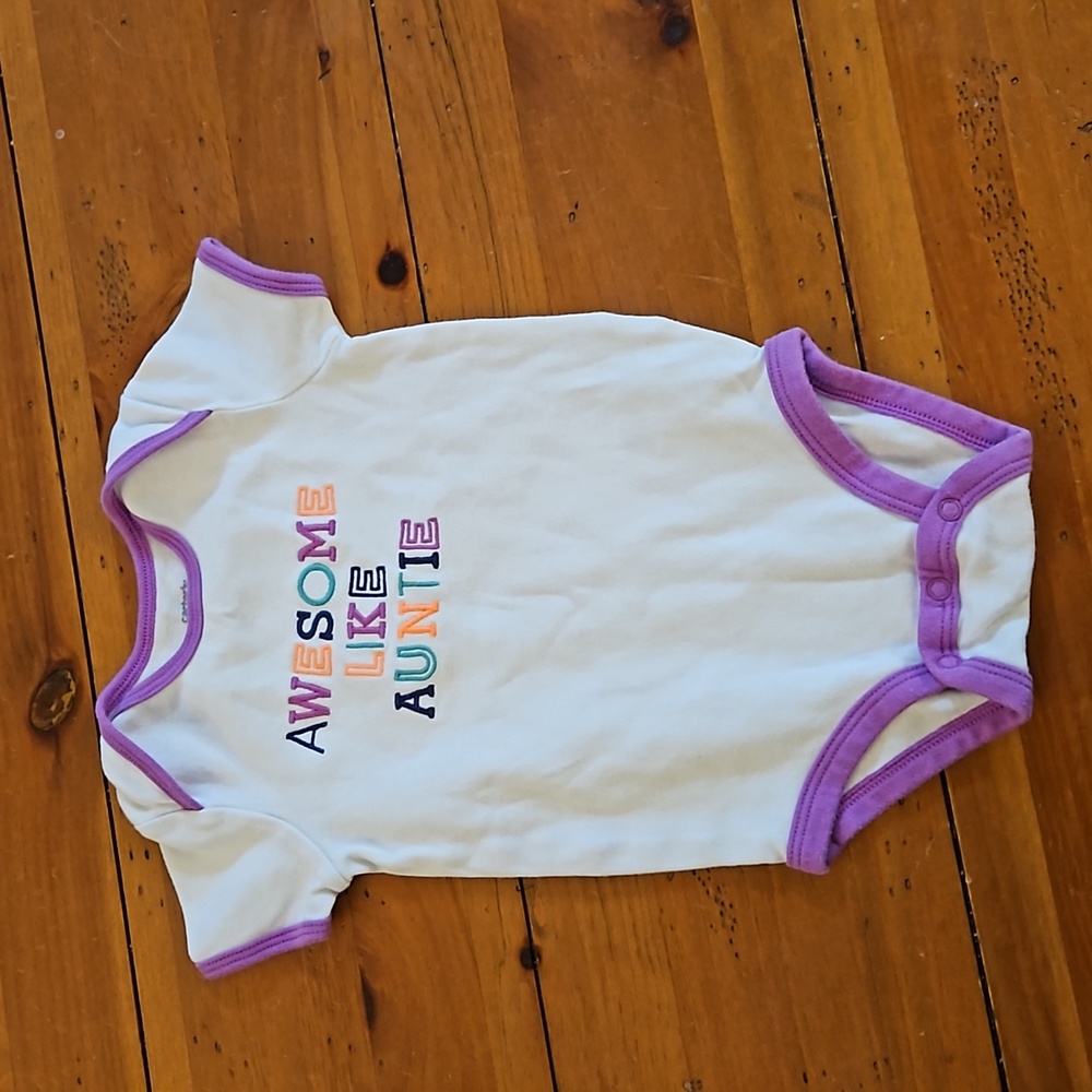 3/$10- ONE embroidered onesie